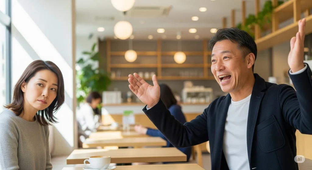婚活するおじさんが迷惑と感じられる場面