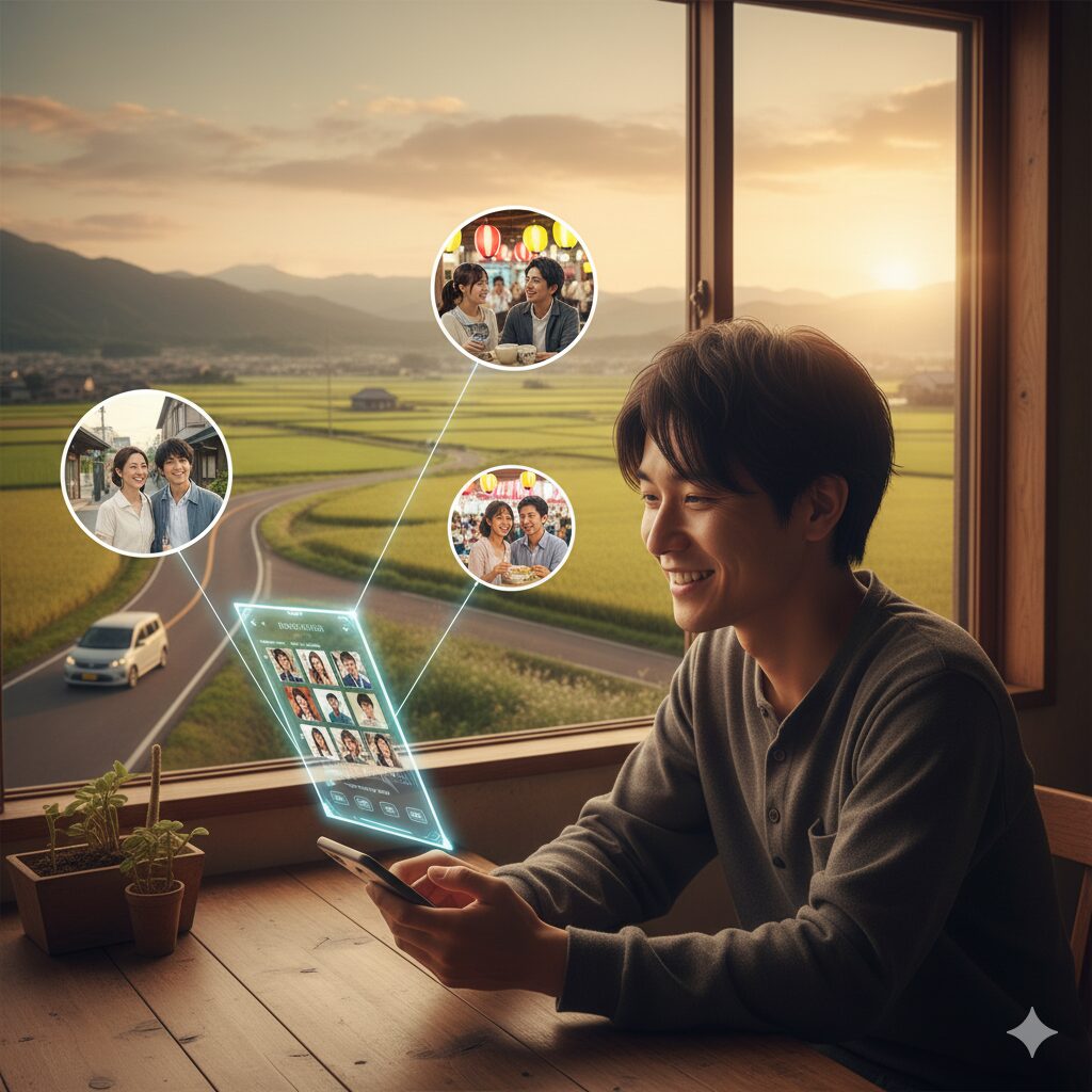 マッチングアプリは田舎では無理だし意味ない?